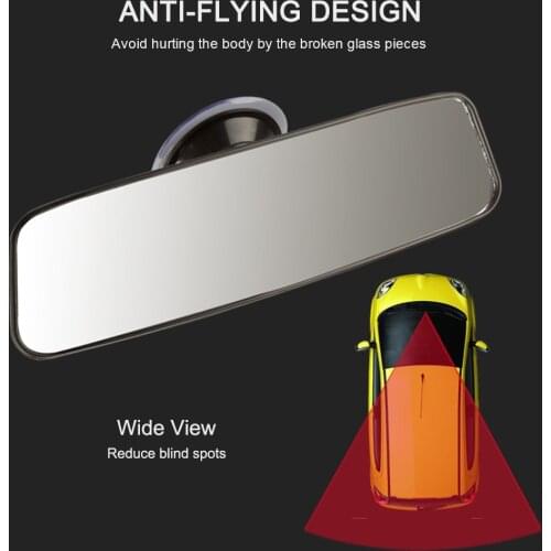 Universal Interior Rear View Mirror Suction Rearview Mirror for Car