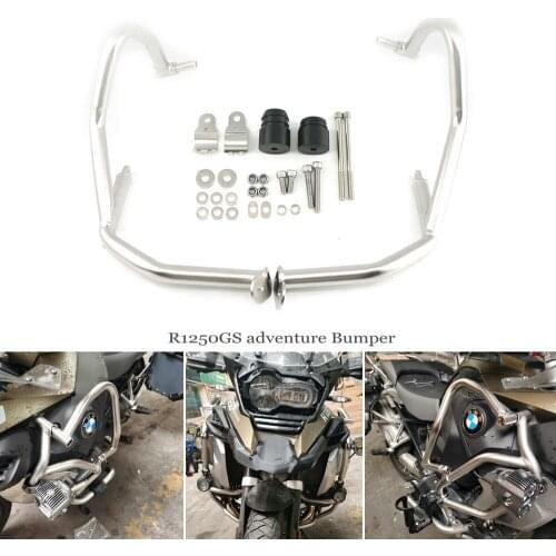 Tank bumper fit BMW R1250GS ADV Adventure UPPER CRASH BAR EXTENSIONS Bumper Stainless Steel