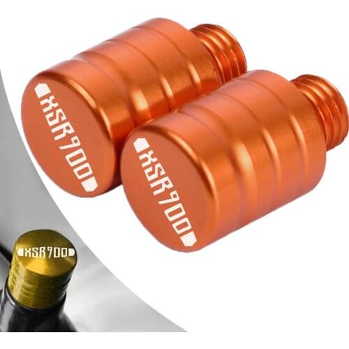 For Yamaha XSR900 XSR 900 Tracer900 2pcs M10×1.25 Motorcycle Mirror Hole Plug Screw CNC Aluminum Left Right-Hand Threaded