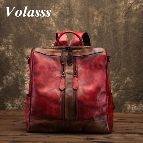 Женские красные рюкзаки Volasss China At AliExpress
