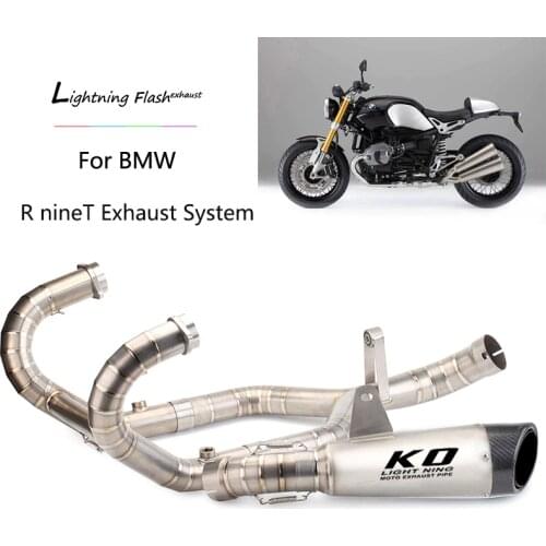 Titanium Alloy Exhaust System for BMW R nineT 2014-2018 Motorcycle Exhaust Pipe Slip On 60 mm Escape No DB Killer R nine T