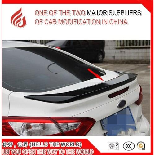 High quality ABS Material Car Rear Wing Rear Spoiler for Sedan foucus 2012 2013 2014 spoiler