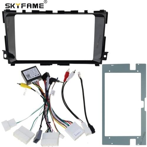 SKYFAME Car Frame Cable Canbus For NISSAN ALTIMA TEANA 2013-2018 Original car style Android Screen Dask Kit Fascia Frame
