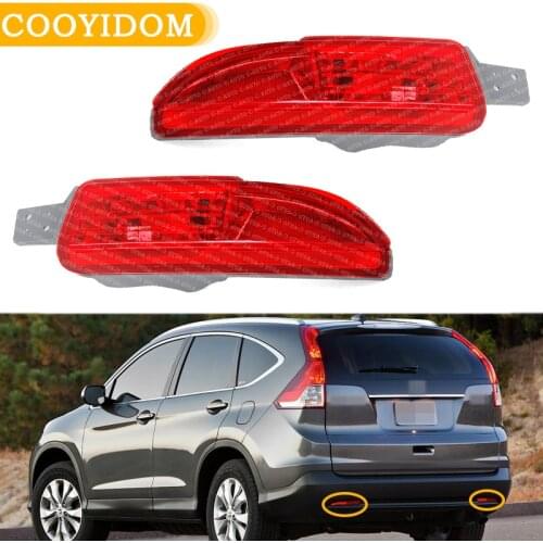 Car Left Right Rear Garnish Reflector Fog Lamp Light Bumper Foglight For Honda CRV RM1/2/3/4 2012 2013 2014 34550-T0A-H01