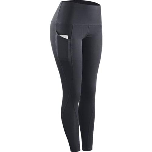 Quick-drying High-rise Sports Yoga Tight Trousers Breathable Elastic Compression Running Pants New