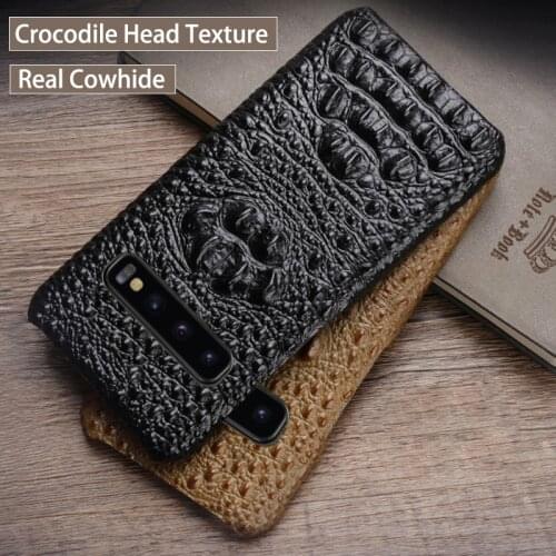 Phone Case For Samsung A50 A70 A30 A40 A60 strap Galaxy S7 S8 S9 S10 Plus Note 8 9 10e Crocodile Head for A5 A7 2017 A8 2018