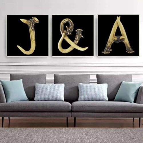 Baby Posters Personalized Name Custom Poster Nursery Prints Antlers Wall Art Canvas Painting Pictures For Livingroom Decor