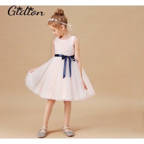 Princess Kids Baby Dress Girls Fancy Wedding Dress Sleeveless Kids Clothing Children New Year Birthday Party Costume Dress