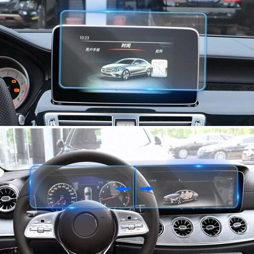 For Mercedes Benz CLS Class 2014-2021 Car GPS Navigation LCD Screen Tempered Glass Protective Film Anti Scratch
