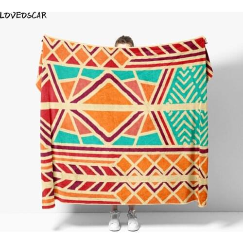 Egypt Indian Boho Tapestry Decorative Bed Sofa Fur Throw Fleece Blanket Cape Bohemian Plaid Hairy Bedspread Bed Picnic Cover