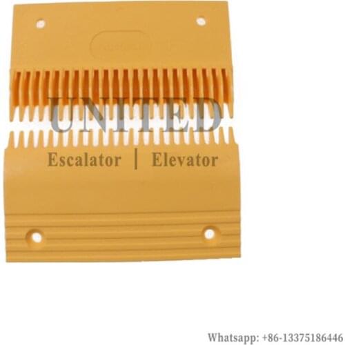 Escalator Plastic Comb Plate XAA453C1 L57312013 L191mm Hole Pitch 142mm CenterMiddle 23 Teeth