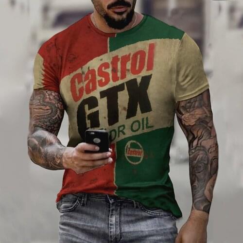 2021 summer Mens T-shirt Oversized Vintage Short Sleeve Summer New Tshirts Fashion Harajuku Ethnic Letters Print 3D T Shirts Men