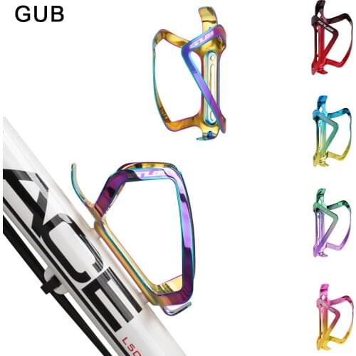 GUB Alloy Bicycle Bottle Holder Multicolor Bike Water Bottle Rack Cycling MTB Bicycle Bottles Mount Cage Rack