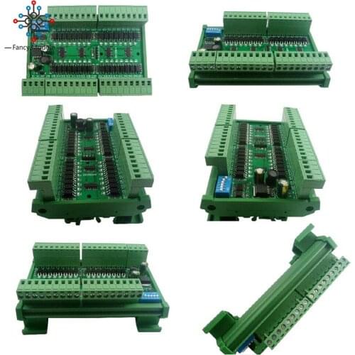RS485 Modbus Rtu Controller 32ch PNP NPN Isolated Digital Input DC 12V 24V PLC Switch Quantity Acquisition Board