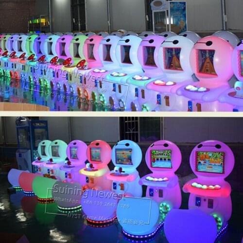 Hot Sell Kids Small Amusement Equipment Coin Operated Video Fishing Games And Drive Car Racing Simulator Arcade Game Machine