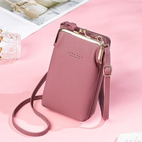 Fashion Small Crossbody Bags Women Mini PU Leather Shoulder Messenger Bag For Girls Handbag Ladies Phone Purse Zipper Flap bolso