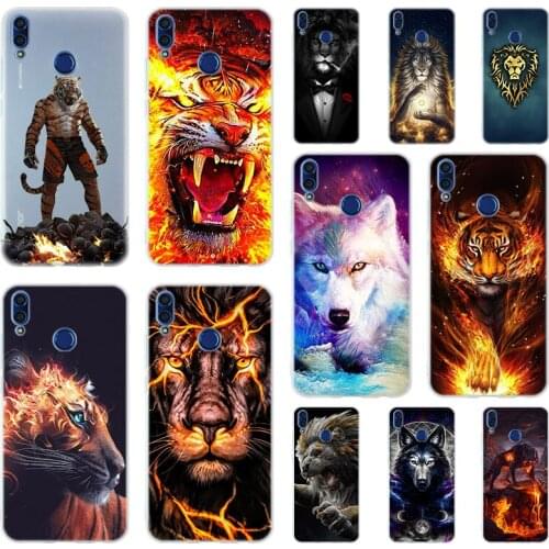 Classic lion tiger Wolf Soft TPU Case Cover For Huawei Honor 30 20 10 9 Lite 9a 8a 7a Pro 10X 10i 30s 20lite 10lite