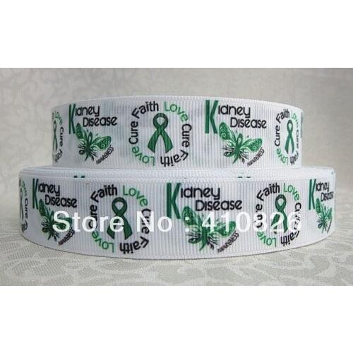 Q&N ribbon 7/8inch 22mm 819007 Grosgrain Ribbons Heart Printed DIY Trim Sewing Hairbow Chriatams Decoration Material Accessories