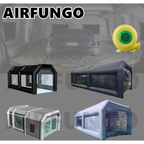 Hot Sale Movable Spray Inflatable Paint Booth Parking Tent Workstation Automobile Inflatable Spray Paint Booth Tent