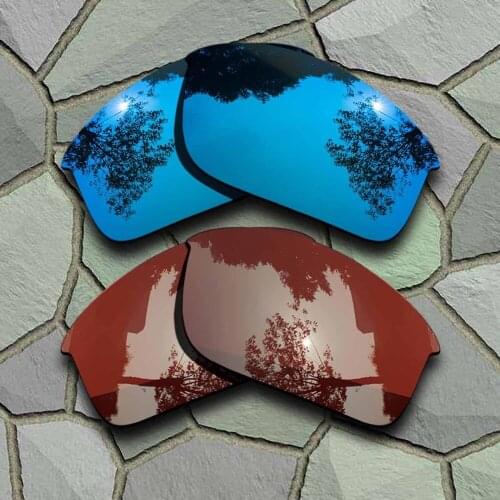 Sky Blue&Bronze Brown Sunglasses Polarized Replacement Lenses for Oakley Bottle Rocket