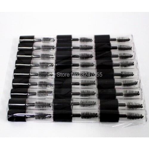 3ML 30pcs50pcs100pcs Mini Empty Plastic Mascara Tubes, DIY Clear Small Cosmetic Eyelashes Cream Container, Eye Beauty MakeupTool