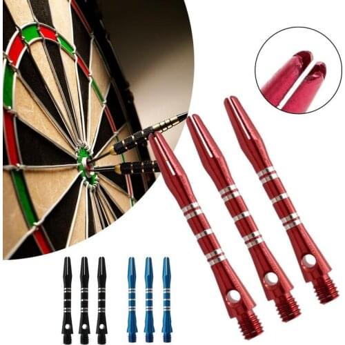 3 Pcs Aluminum Alloy Darts Rod 40mm Thread Short Rod Darts Accessories