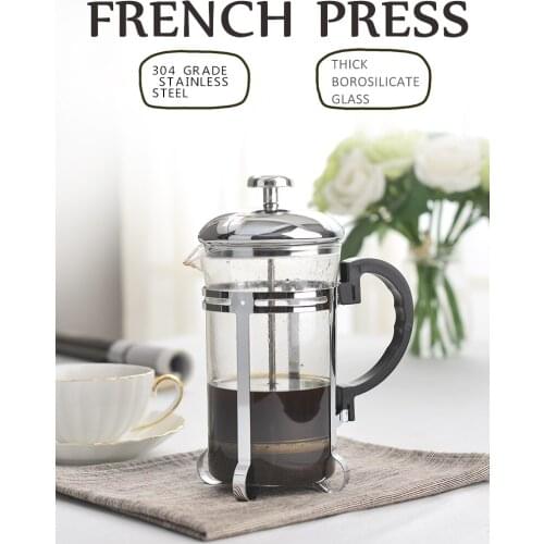 350/600/1000ml Coffee Tea Pot Manual French Presses Pot Coffee Maker Filter Pot Cafetera Expreso Percolator Tool Tea Filter Cup
