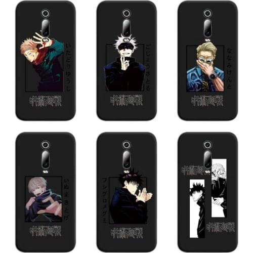 Jujutsu Kaisen Itadori Yuji Gojo Satoru Nanami Kento Phone Cases For Redmi 9A 9 8A 7 6 6A Note 9 8 8T Pro Max K20 K30 Pro