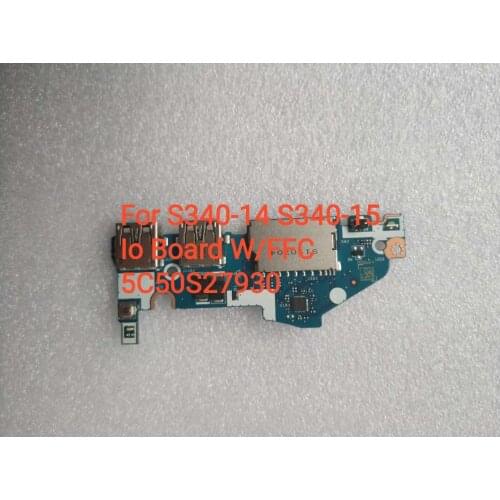 For Lenovo ideapad S340-14API s340-15IWL IO board c 81n7 w / FFC 5C50S24930 5C50S24907 switch small board usb SD card LS-H211P