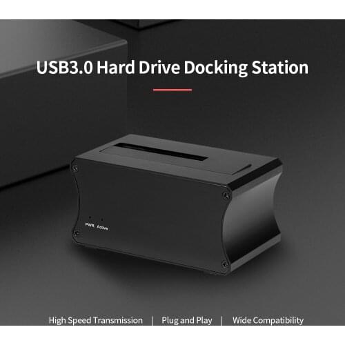 2.5/3.5'' SATA HDD/SSD USB3.0 Hard Drive Docking Station Base High Speed Aluminum Alloy HDD Docking Station