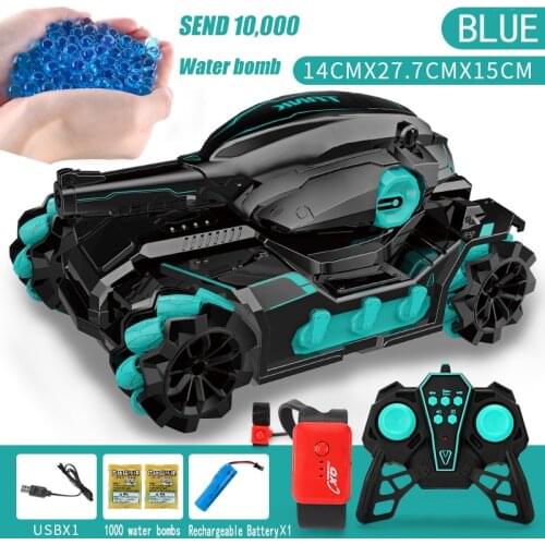 Childrens toy water bomb tank electric gesture remote control water bomb tank car multiplayer battle toy RC car boy gifts girl