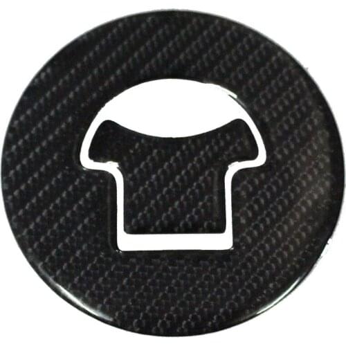 K-CGTCP-08 3D Carbon Fiber Tank Gas Cap Pad Filler Cover Sticker Decals Fit HONDA CB300F CBR300R MSX125 CB500F/X CBR500R