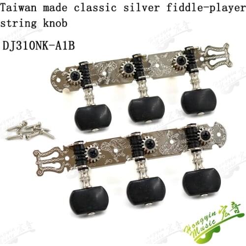 1set silvery Classic Guitar String Tuning Pegs Machine Heads Tuners Keys Parts