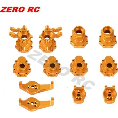 CNC ALLOY TRX4 Front Rear Steering Knuckle C Hub Portal Axle Cover Set For TRAXXAS TRX-4 T4 RC CAR Upgrade