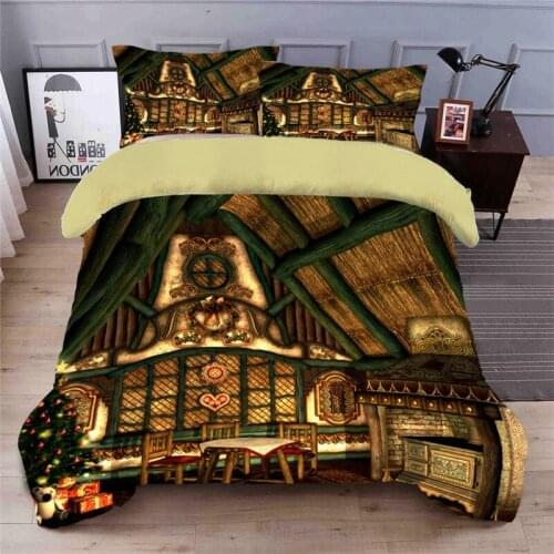 Retro Bedding Hotel Simple Style Duvet Cover Set Bed Set Bedclothes Cotton Bedding Sets 4Pcs Twin Double Queen King Size