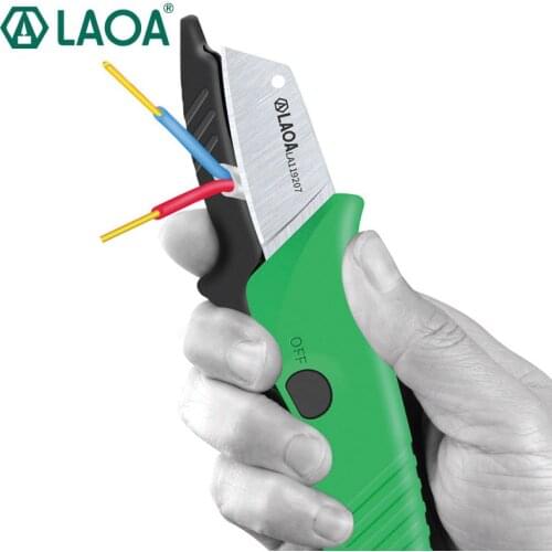 LAOA High quality Multi Knife Stainless Electrician Knife Professional Pneutronic Knife Wire Cutter Wire Stripping Tools