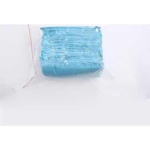 30 pcs/ lot Disposable Blue Color Neckerchief Teeth Whitening Bibs Sputa Pad Dental Materials Consumables