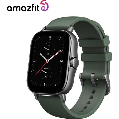 Original New Global Amazfit GTS 2e Smartwatch 5 ATM 24 Days Battery Life 24H 90 Sports Modes Smart Watch for Android iOS Phone