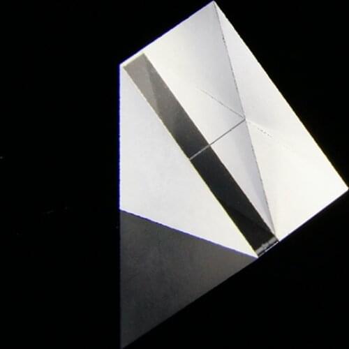 9*9*9 mm coated triangular prism Manufactures K9 material optical glass right angle reflective prism in large quantities