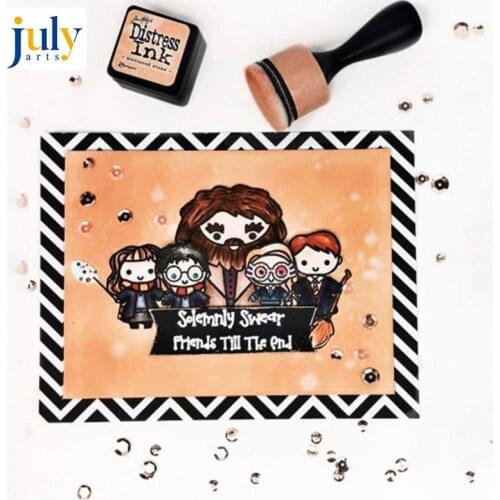 Julyarts Clear Stamps and Dies for Scrapbooking Cutting Dies Metal Steel Stencils for Paper Crafts Making