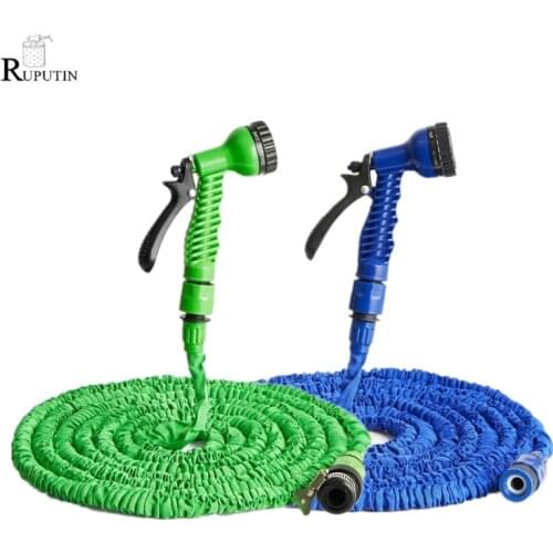 Garden Hose Expandable Magic Pipe High-Pressure Car Wash Hose Adjustable Spray Gun Home Garden Watering Hose Cleaning Water Gun