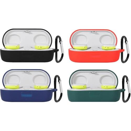 Silicone Earphone Case For Bose Sport Earbuds Case Soft Skin Protective Cover Wireless Bluetooth Cases Anti-scratch Shell