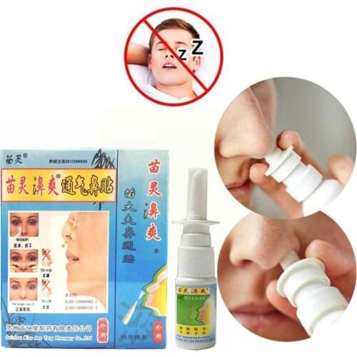 Nasal Spray Rhinitis Natural Spray Nasal Nose Care Refreshing Sinusitis Ventilation Chronic Nose Rhinitis Treatment Spray S C9K0