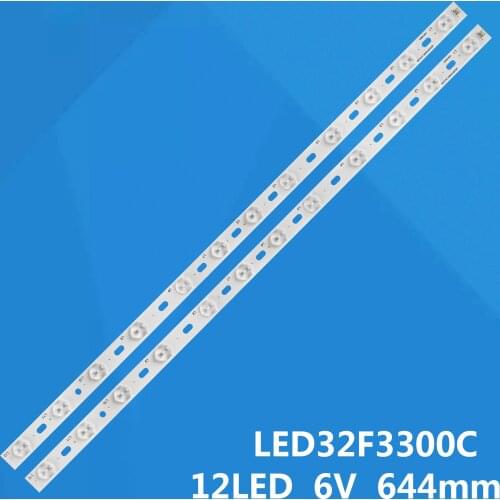 LED backlight Strip 12 lamp 6V for Konka 32"TV LED32F3300C 35016695 35017248 IC-BKKL32D019 LED32M2800PDE LED32F3100CE