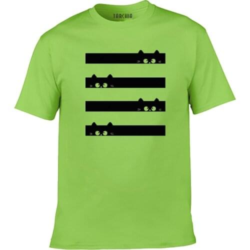 TARCHIA 2021 Print Men Tees Tops Casual T Shirt Men New Cotton Slim Fit T Shirt Homme Sleeve Top Spring Graphics Fashion