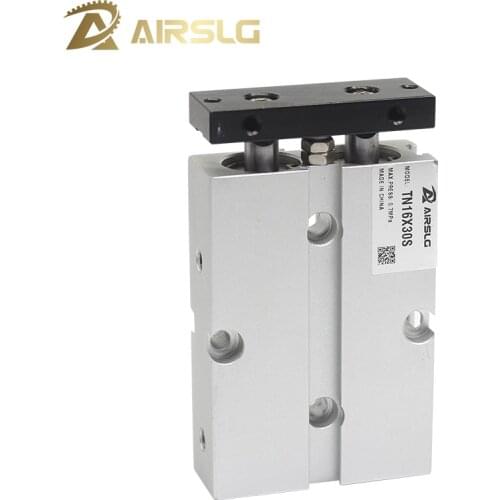TN25 two rod cylinder TN double acting bore size 25mm stroke 10-200mm with magnet Air pneumatic Cylinder TN25X10S TDA25X30S