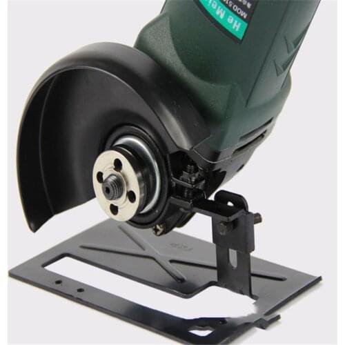 Cutting Machine Base Protection Cover Angle Grinder Stand Adjustable Metal Support Base DIY Woodwoking Tools