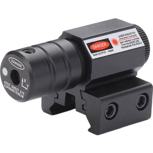 1set Mini Red Dot Laser Sight Scope Weaver Picatinny Mount Set For Gun Rifle Pistol Shot Airsoft Riflescope Hunting Accessories