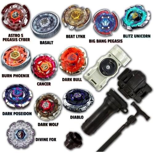 1pcs Spinning Top Metal Fusion 4D Set BB108 L-DRAGO GOLD DF105LRF+Launcher Kids Game Toys Christmas Gift Gyroscope Children TOY