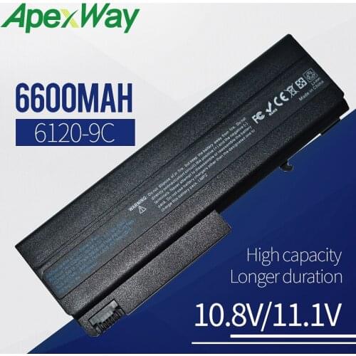 ApexWay 6600mAh laptop battery for HP COMPAQ NX 5100 6100 6105 6110 6115 6120 6125 6130 6140 6300 6310 6315 6320/CT 6325 6330